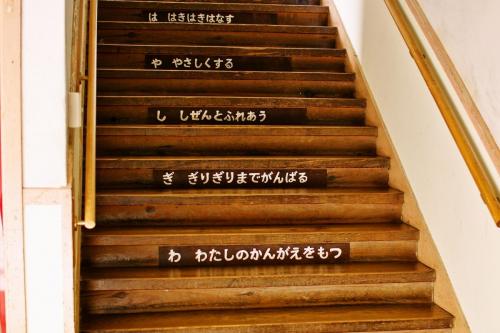 二階への階段